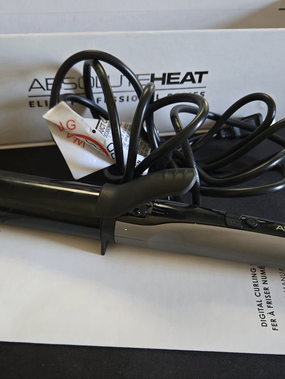 Absolute Heat 32mm Ceramic Barrel Curling Iron - Black - Picture 5 of 5